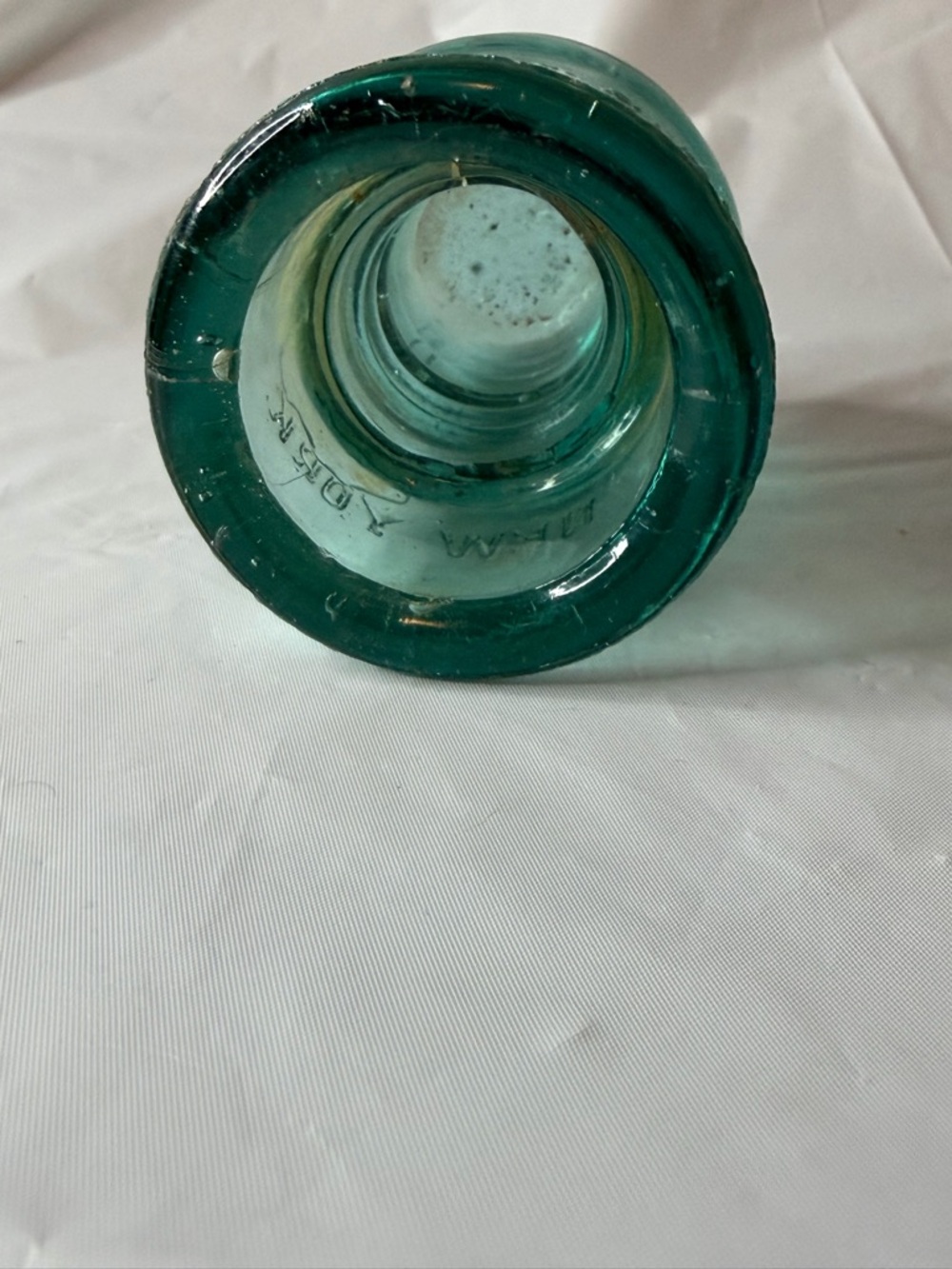 Vintage Brookfield New York Glass Telephone Pole Insulator. - Picture 3 of 4
